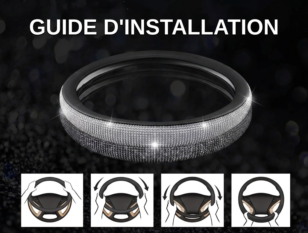 Guide d'installation du couvre-volant à cristaux